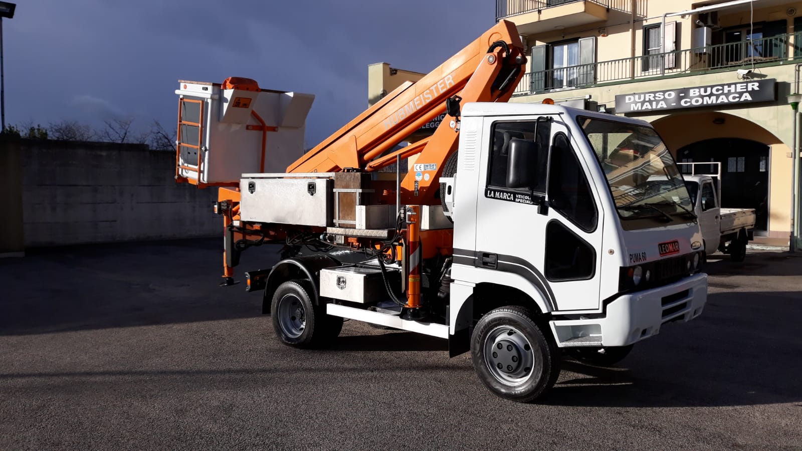 Leomar Puma 60 Q.li 4×4 + Piattaforma Aerea 17 Mt.